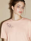 Omsa Пижама 562908 OmD 0235D FIORITO Пижама жен. (Футболка + шорты), СО Rosa Antico (Розовый)