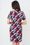 Binita Платье-рубашка 90166 551-9 черно-бордовый