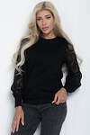 LT Collection Джемпер 563077 Б14426-5М черный