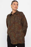 LT Collection Блуза 563080 Б14433-5М коричневый