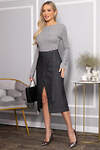 LT Collection Юбка 563088 Ю14500-19М темно-серый