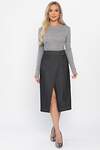 LT Collection Юбка 563088 Ю14500-19М темно-серый