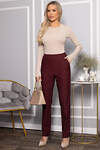 LT Collection Брюки 563396 Б14388-16М бордовый