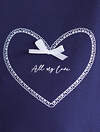 VILATTE Футболка 563559 D49.136 т.синий_love