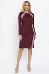 LT Collection Платье 563738 П14589-10М бордовый