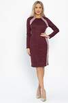 LT Collection Платье 563738 П14589-10М бордовый
