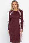 LT Collection Платье 563738 П14589-10М бордовый