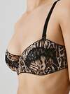 Infinity Lingerie Бюстгальтер 564074 31204111440 темно-коричневый принт