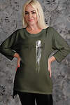 Натали Туника 564131 7164 хаки+серебро