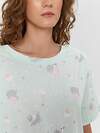 MARK FORMELLE Сорочка 564335 572371 котики на мятном1