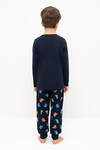 CROCKID Пижама 564964 К 1606 индиго, цветные мини дино
