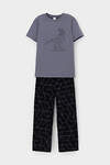 CROCKID Пижама 564966 К 1599 мокрый асфальт, геометрия