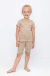 CROCKID Пижама 564973 К 1632 темно-бежевый, медвежонок
