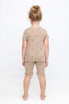 CROCKID Пижама 564973 К 1632 темно-бежевый, медвежонок