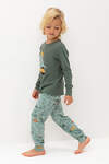 CROCKID Пижама 565022 К 1541 зеленый мох, машинки