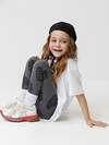 CROCKID Брюки 565038 МП 4074-2уп черный, леопардовые сердечки
