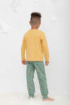 CROCKID Пижама 565049 К 1541/25 пшеница, гонки на весеннем зеленом