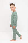 CROCKID Пижама 565053 К 1552 эвкалипт, геометрический рисунок