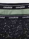 CROCKID Трусы 565074 К 1935-2уп нефритовый, темный графит, кляксы