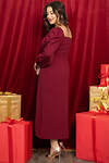 LT Collection Платье 565772 П14416-13М бордовый