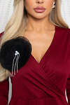 LT Collection Платье 565774 П14445-4М бордовый