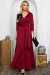 LT Collection Платье 565774 П14445-4М бордовый