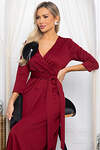 LT Collection Платье 565774 П14445-4М бордовый