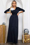 LT Collection Платье 565776 П14444-4М темно-синий