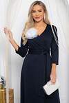 LT Collection Платье 565776 П14444-4М темно-синий
