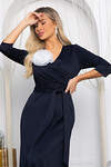LT Collection Платье 565776 П14444-4М темно-синий