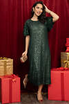 LT Collection Платье 565784 П14450-39М зеленый