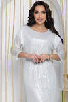 LT Collection Платье 565791 П14477-7М серебряный