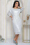 LT Collection Платье 565791 П14477-7М серебряный
