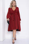 LT Collection Платье 565792 П14468-49М бордовый