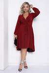LT Collection Платье 565792 П14468-49М бордовый