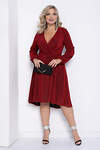 LT Collection Платье 565792 П14468-49М бордовый