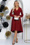 LT Collection Платье 565792 П14468-49М бордовый