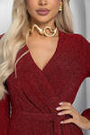 LT Collection Платье 565792 П14468-49М бордовый