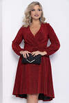 LT Collection Платье 565792 П14468-49М бордовый