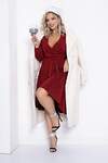 LT Collection Платье 565792 П14468-49М бордовый