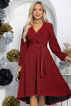 LT Collection Платье 565792 П14468-49М бордовый