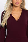 LT Collection Платье 565814 П14622-10М бордовый