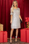 LT Collection Платье 565966 П14456-39М серебряный