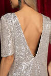 LT Collection Платье 565966 П14456-39М серебряный