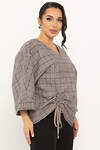 LT Collection Блуза 567139 Б14687-12М коричневый