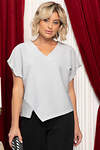 LT Collection Блуза 568307 Б14747-35М серебристый