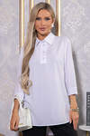 LT Collection Блуза 568805 Б14736-3М белый