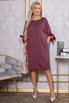LT Collection Платье 568818 П14782-10М бордовый
