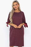 LT Collection Платье 568818 П14782-10М бордовый