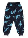 Апрель Брюки 568829 1ПБМ4644001н скелеты динозавров на темно-синем+темно-синий